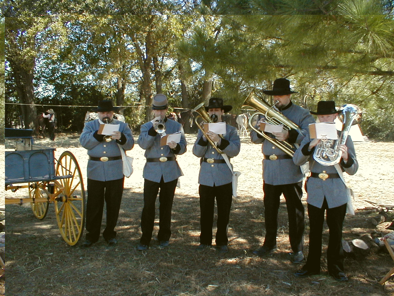 BCBrass @ Crockett, TX Reenactment 2001