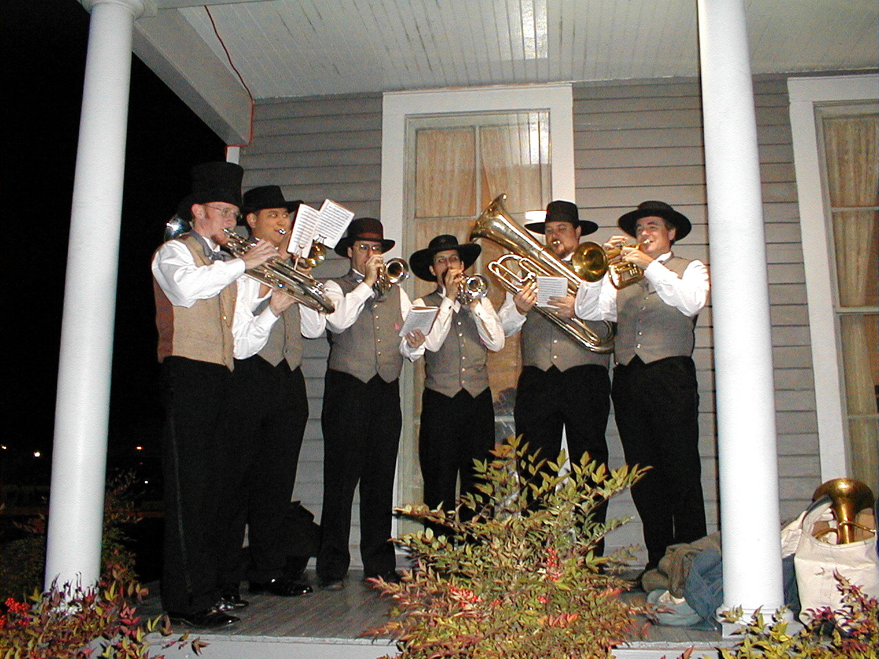 BCBrass @ Sam Houston Park Candlelight 2000